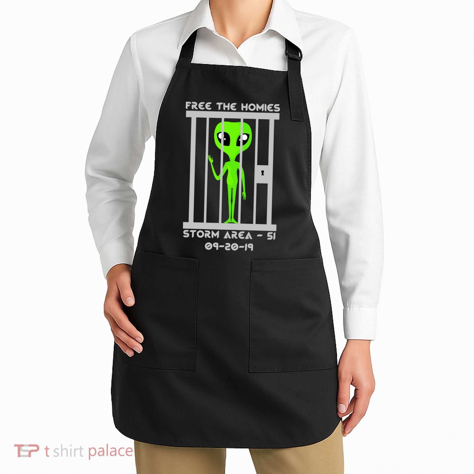 Free The Aliens Storm Area 51 Apron