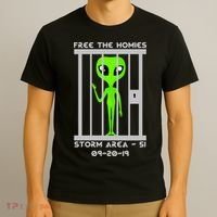 Free The Aliens Storm Area 51 T-Shirt thumb 3