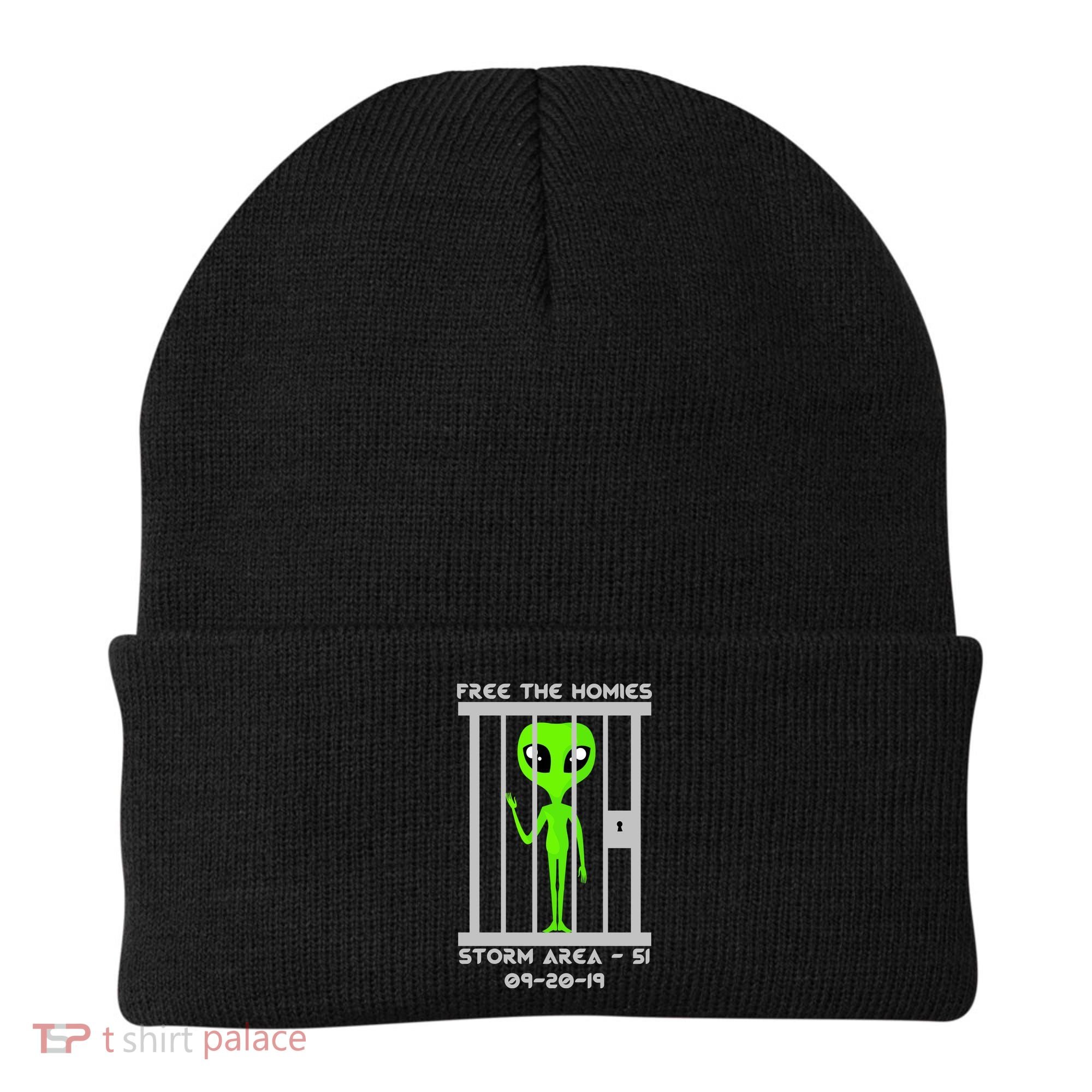 Free The Aliens Storm Area 51 Beanie