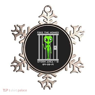 Free The Aliens Storm Area 51 Ornament