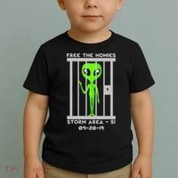 Free The Aliens Storm Area 51 Toddler T-Shirt thumb 2