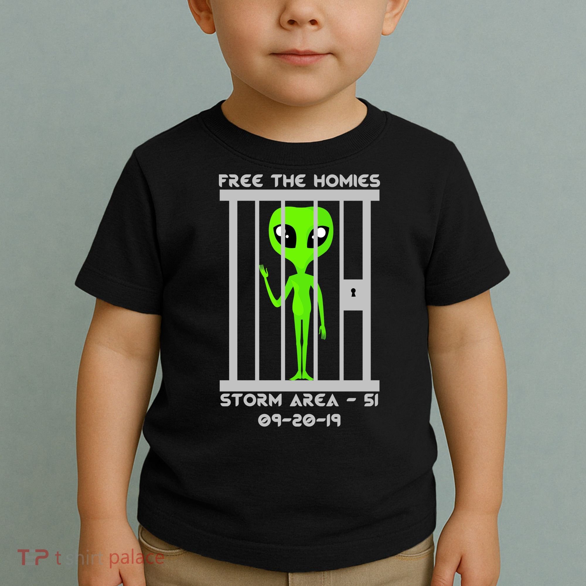 Free The Aliens Storm Area 51 Toddler T-Shirt