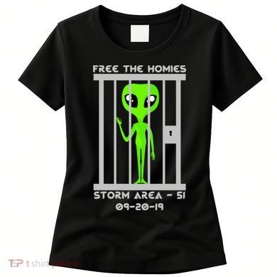 Free The Aliens Storm Area 51 Women's T-Shirt