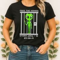 Free The Aliens Storm Area 51 Women's T-Shirt thumb 2