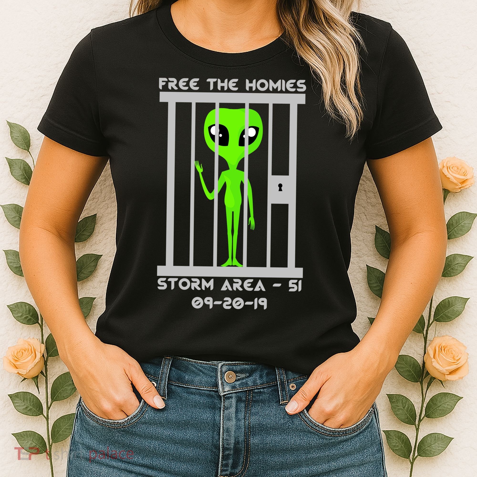 Free The Aliens Storm Area 51 Women's T-Shirt