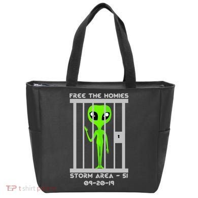 Free The Aliens Storm Area 51 Tote Bag