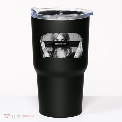 #freebritney Vintage Cover Free Britney Tumbler