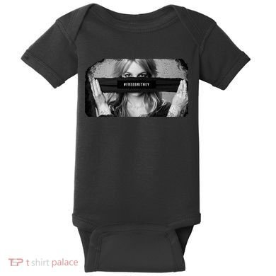 #freebritney Vintage Cover Free Britney Baby Bodysuit