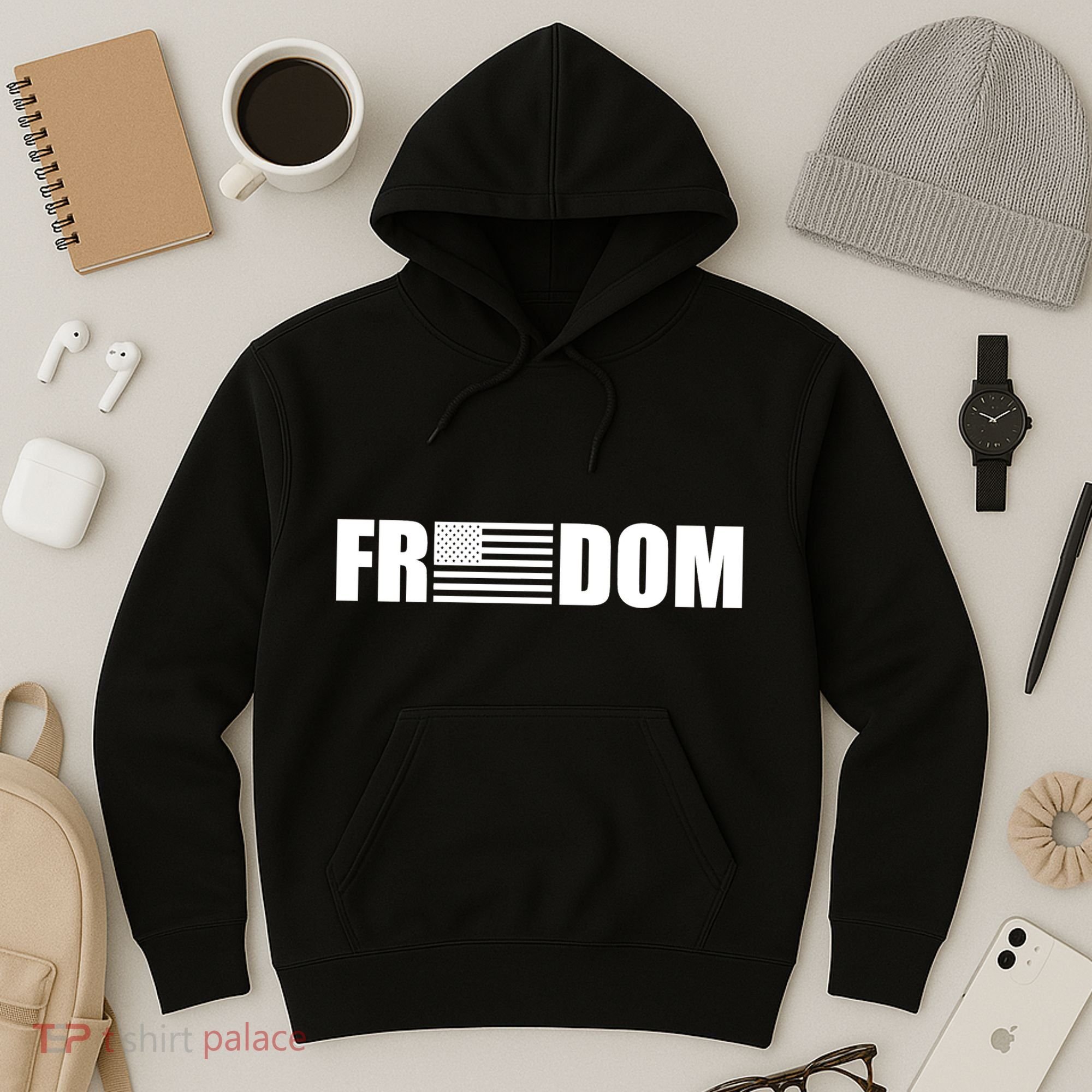 Freedom American Flag Hoodie