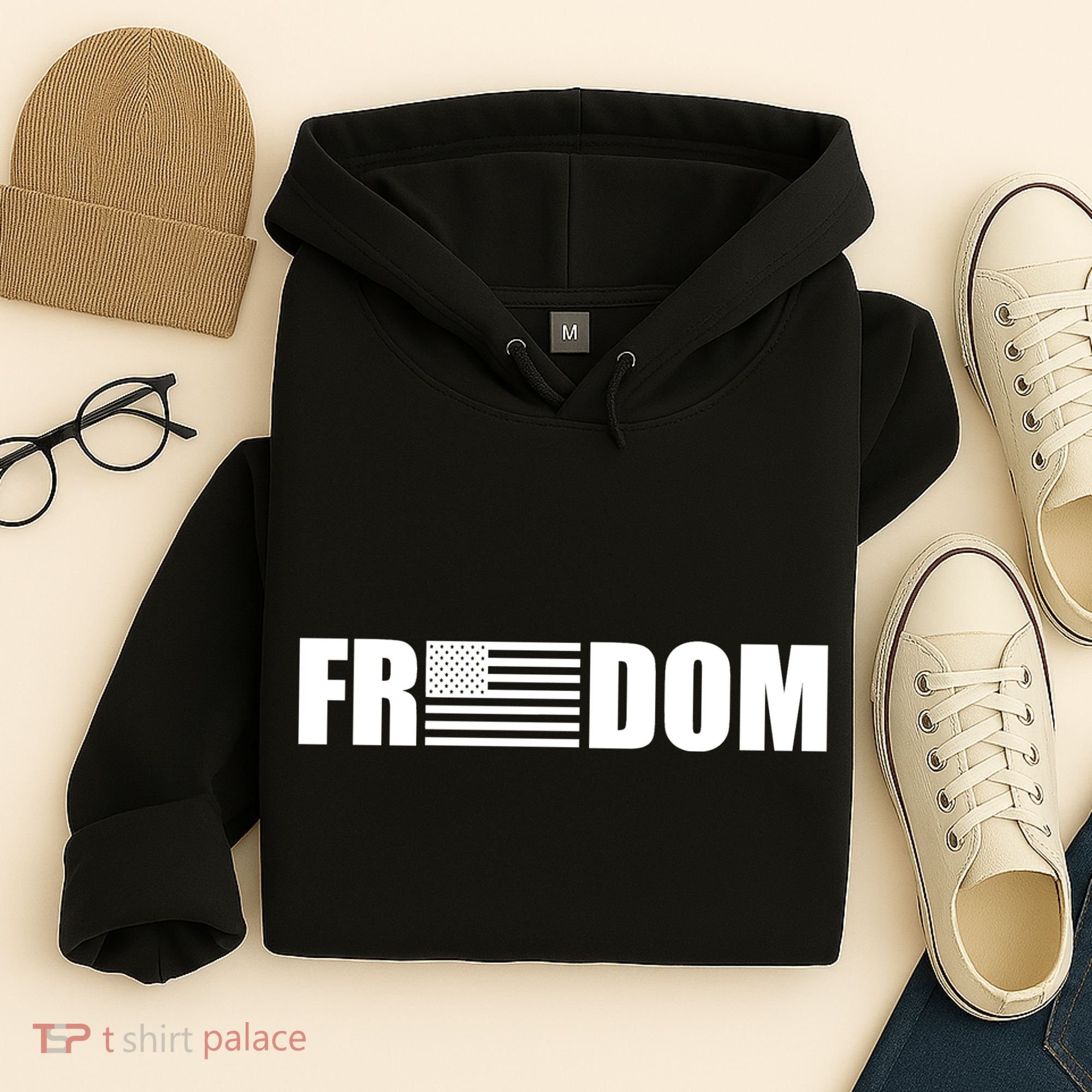 Freedom American Flag Hoodie