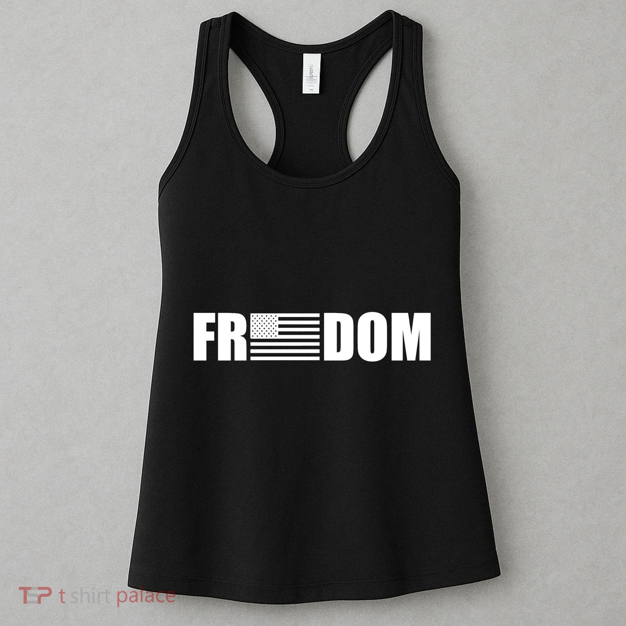 Freedom American Flag Women's Tank Top