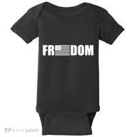 Freedom American Flag Baby Bodysuit thumb 0