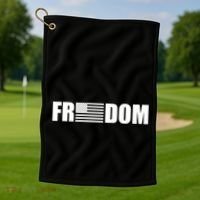 Freedom American Flag Golf Towel thumb 1