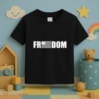 Freedom American Flag Toddler T-Shirt thumb 3