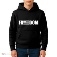 Freedom American Flag Kids Hoodie thumb 4