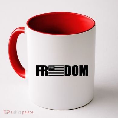 Freedom American Flag Coffee Mug
