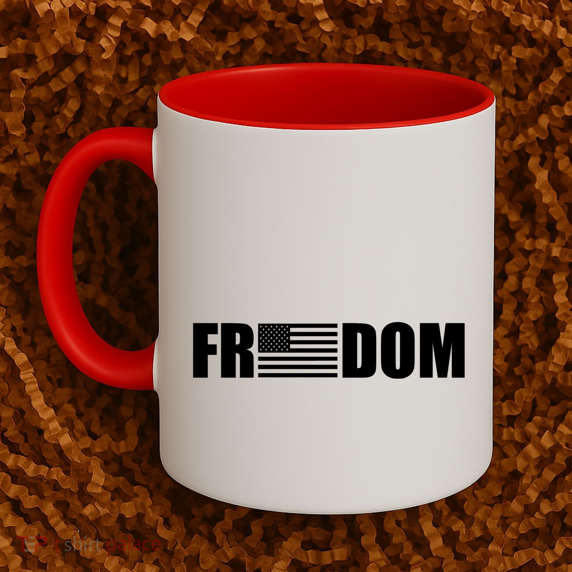 Freedom American Flag Coffee Mug