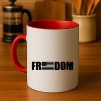 Freedom American Flag Coffee Mug thumb 4