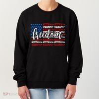 Freedom Bullet USA American Flag Women's Sweatshirt thumb 0