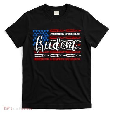 Freedom Bullet USA American Flag T-Shirt