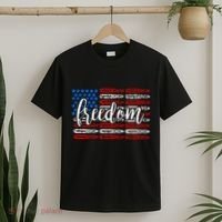 Freedom Bullet USA American Flag T-Shirt thumb 2