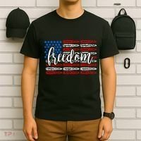 Freedom Bullet USA American Flag T-Shirt thumb 6