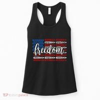 Freedom Bullet USA American Flag Women's Tank Top thumb 0