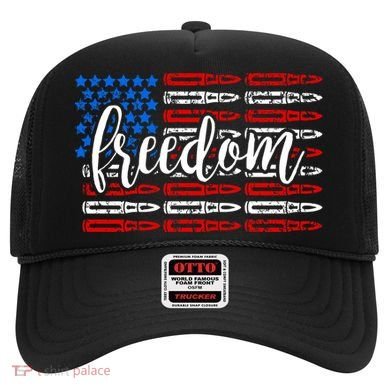 Freedom Bullet USA American Flag Hat