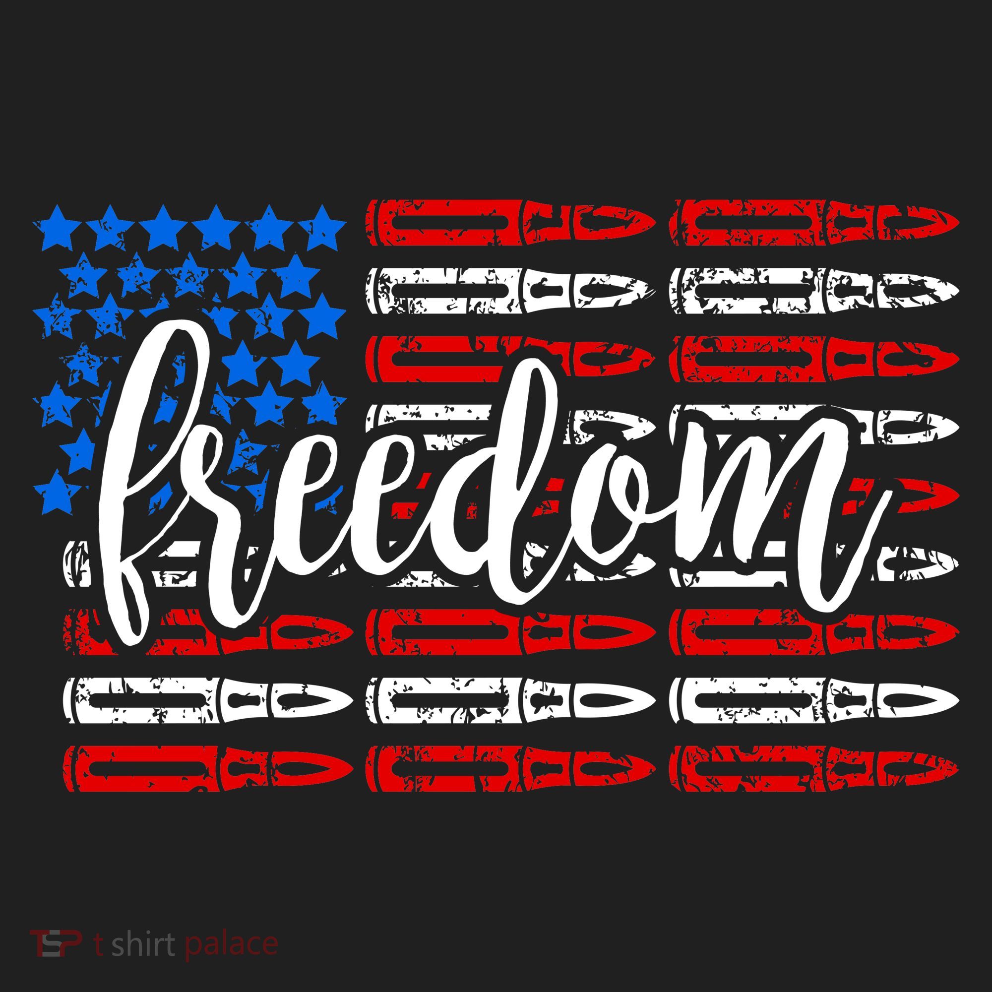 Freedom Bullet USA American Flag Hat