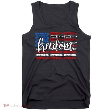 Freedom Bullet USA American Flag Tank Top