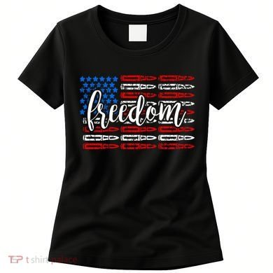 Freedom Bullet USA American Flag Women's T-Shirt