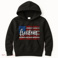 Freedom Bullet USA American Flag Kids Hoodie thumb 0