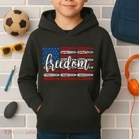 Freedom Bullet USA American Flag Kids Hoodie thumb 2
