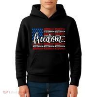 Freedom Bullet USA American Flag Kids Hoodie thumb 4