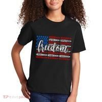 Freedom Bullet USA American Flag Kids T-Shirt thumb 2