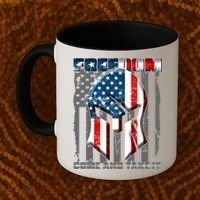 Freedom Come And Take It Gladiator US Flag Coffee Mug thumb 2