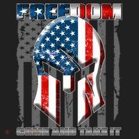 Freedom Come And Take It Gladiator US Flag Tumbler thumb 3