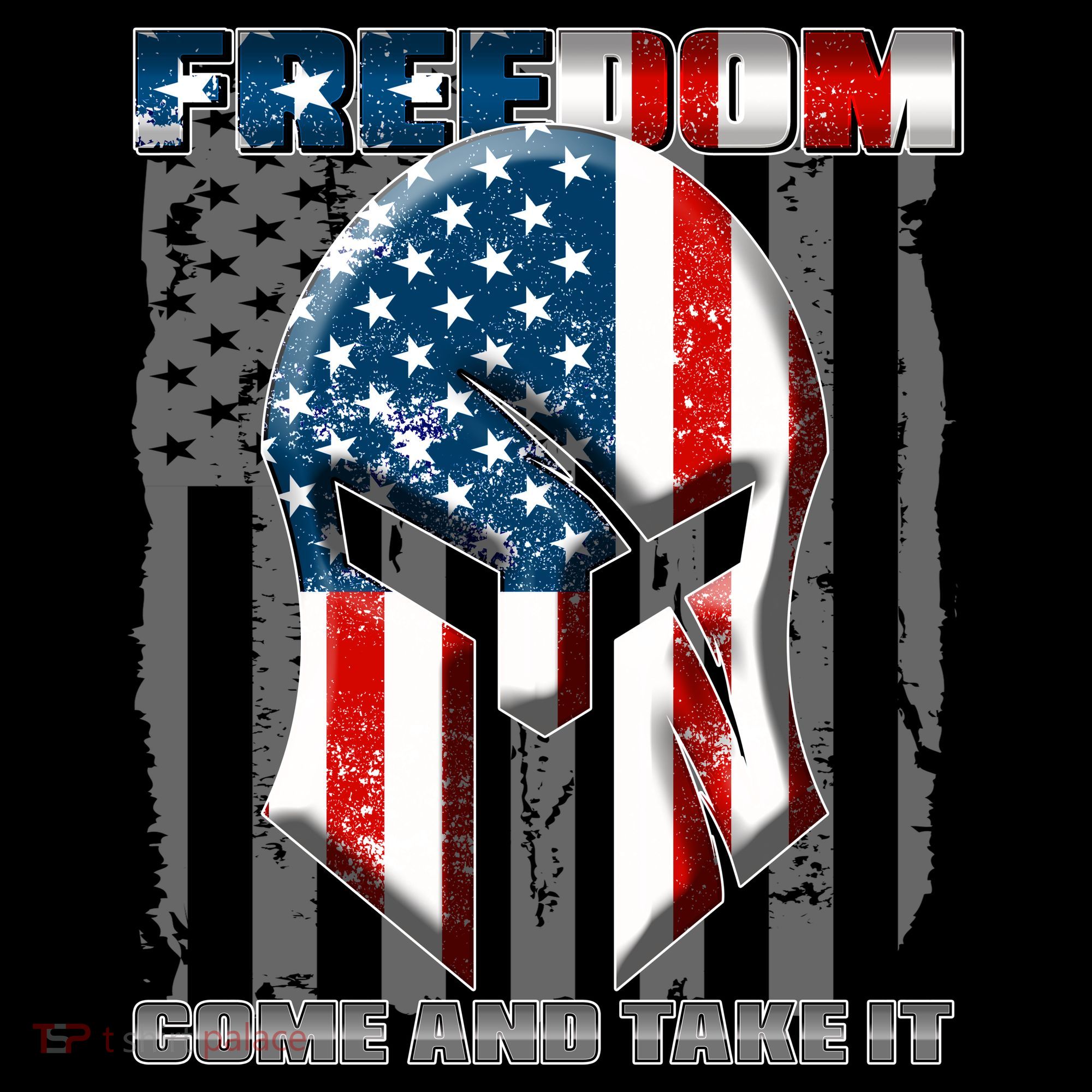 Freedom Come And Take It Gladiator US Flag Ornament