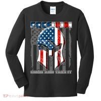 Freedom Come And Take It Gladiator US Flag Kids Long Sleeve Shirt thumb 0