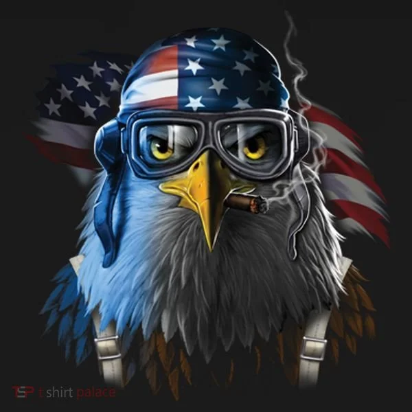 Freedom Fighter Bald American Eagle Doggie Tank