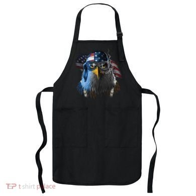 Freedom Fighter Bald American Eagle Apron
