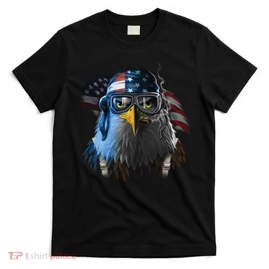 Freedom Fighter Bald American Eagle T-Shirt