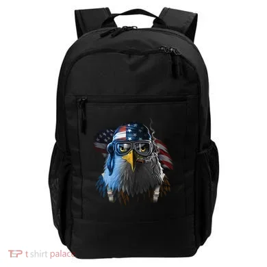 Freedom Fighter Bald American Eagle Backpack