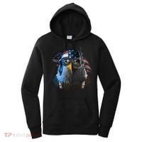 Freedom Fighter Bald American Eagle Women's Hoodie thumb 0