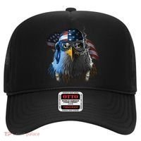 Freedom Fighter Bald American Eagle Hat thumb 0