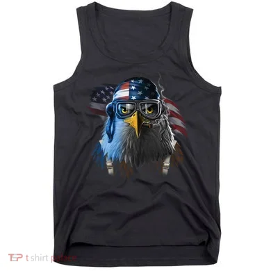 Freedom Fighter Bald American Eagle Tank Top