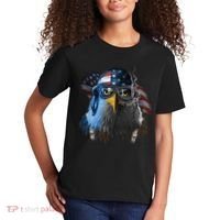 Freedom Fighter Bald American Eagle Kids T-Shirt thumb 2