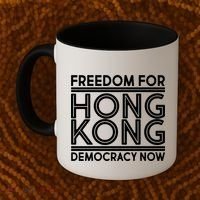 Freedom For Hong Kong Democracy Now Coffee Mug thumb 2