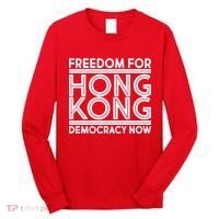 Freedom For Hong Kong Democracy Now Long Sleeve Shirt thumb 0