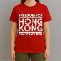 Freedom For Hong Kong Democracy Now T-Shirt thumb 4